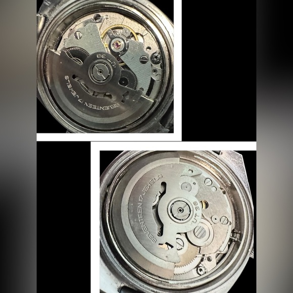 Rare 70s LeGant (by Seiko) QS 36x40 TV Dial Auto 17 Jewels Stainless Steel Watch - Picture 6 of 7